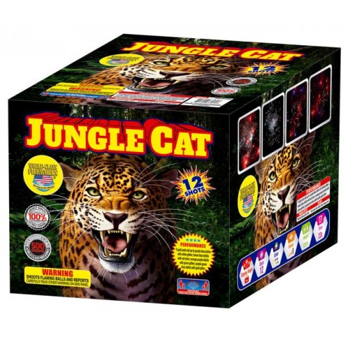 Jungle Cat 3D label (WC)