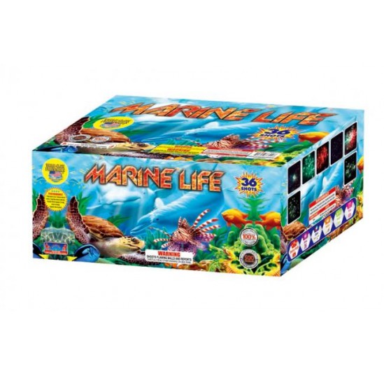 Marine Life 3D label (WC)